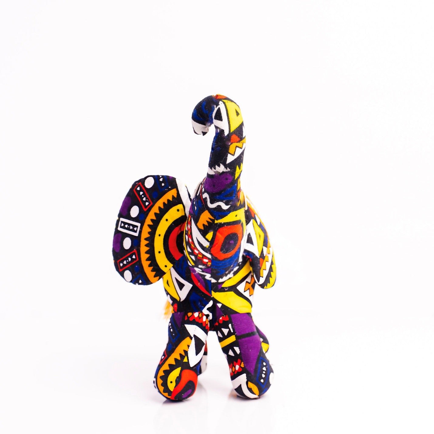 Peluche au design africain