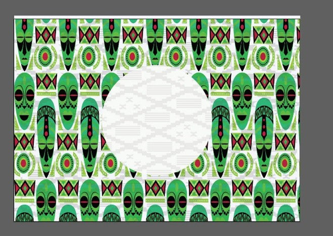 Trousse de tolette au design africain