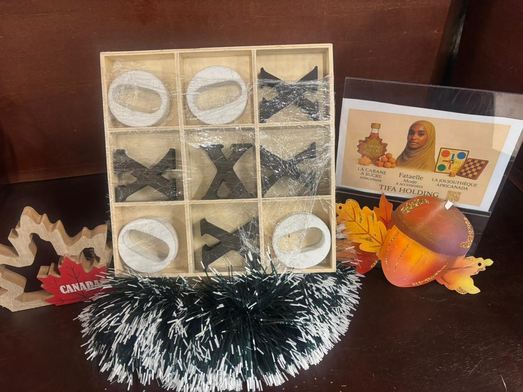 Tic Tac Toe géant en bois